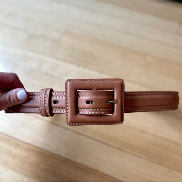 Zimmerman Tan Leather Belt | Sold Out - Picture 3 of 10